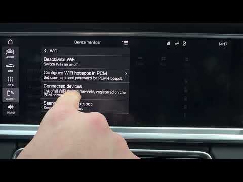 PORSCHE Panamera 4s – How to Enable and Disable Wi-Fi