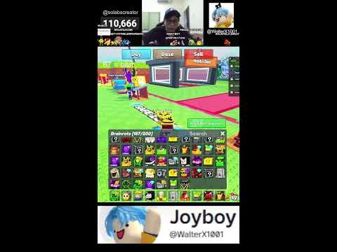 BRAINRO GAME BE A LUCKY BLOCK SKUYYY LIVE ROBLOX #brainrot #roblox #live
