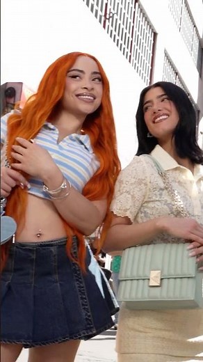 So excited to introduce ‪@IceSpice‬ and ‪@CharlidAmelio‬ in our newest campaign 👯‍♀️💖 #katespadeny