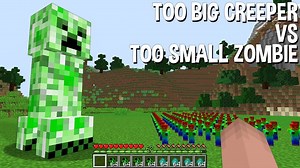 62K views · 2.2K reactions | Too Big Creeper vs Too Small Zombies in Minecraft #Minecraft #MinecraftVideos Follow our page for more!! | Professor Junie | Facebook