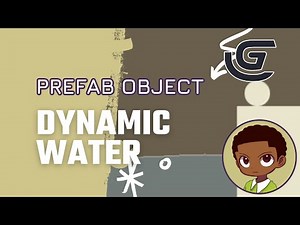 GDevelop dynamic water prefab object