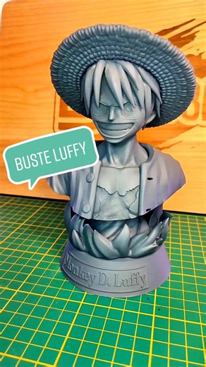 Buste Luffy en Impression 3D : Résultat Étonnant
