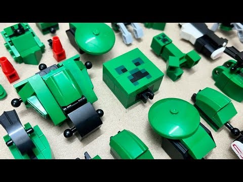 Lego Minecraft | Creeper Mech Armor | Minifigures Lego Unofficial