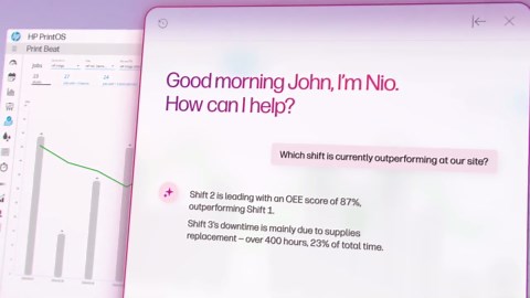 HP Nio your AI print companion for Industrial Print