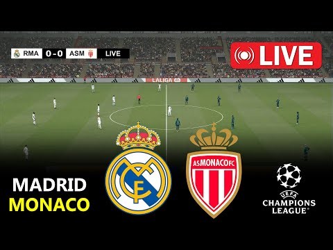 Real Madrid vs As Monaco | Champions League 2025/26 | Ucl Live | PES 21 Simulation Gameplay