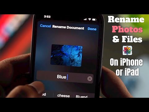 How to Rename Files in Photos on iPhone or iPad's Camera Roll!