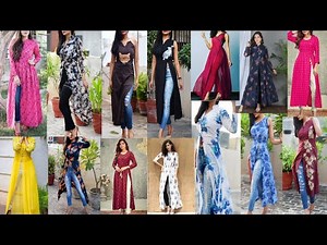 40 Most trendy and fashionable long kurti with jeans 2022 | best kurti designs for summer |