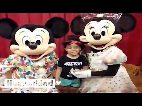 For this 3-year-old, Minnie Mouse gives the best hugs | Humankind