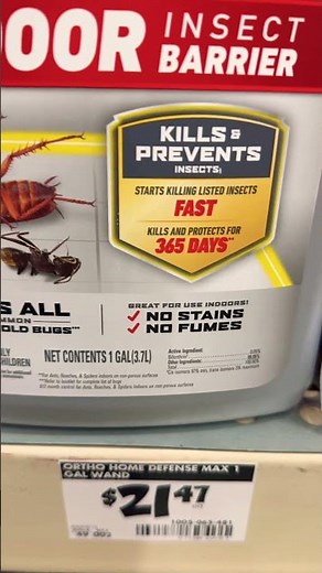 Home Defense Max Indoor Insect Barrier 1 gal. Ready-to-Use Spray Insect Killer with Comfort Wand