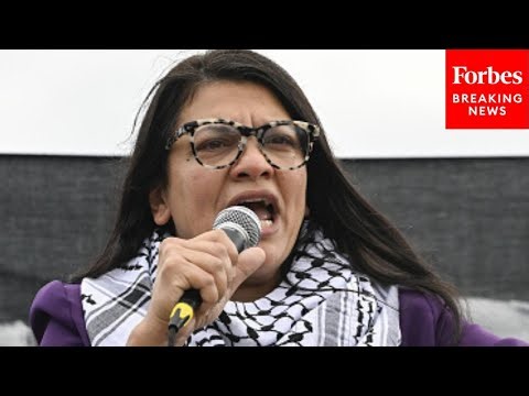 Rashida Tlaib Leads Press Conference Demanding Ceasefire After Michigan Protest Vote Against Biden