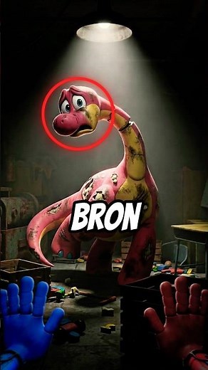 Bron the Dino’s DISTURBING TRUTH in Poppy Playtime... #shorts #poppyplaytime