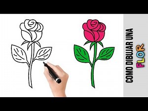 Como Dibujar Una Flor ★ Dibujos Fáciles Para Dibujar Paso A Paso