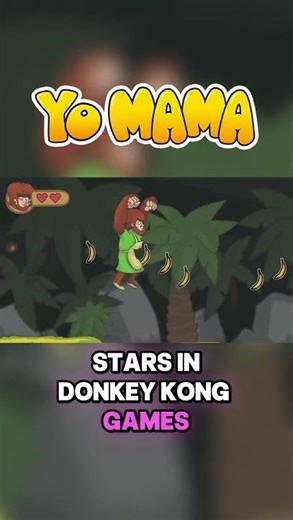 YO MAMA SO HAIRY! Donkey Kong #yomama #comedy #animation