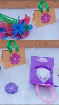 Simple Origami Paper Bag for Gift Boxes or Bracelets #origami #bag #bracelet #cute #diy #tutorial...