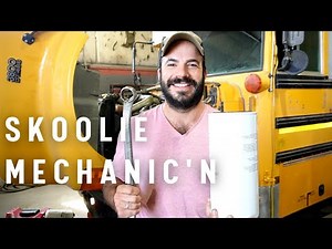 MUST DO Skoolie Maintenance 101 (oil, coolant, & adding a block heater, too!)