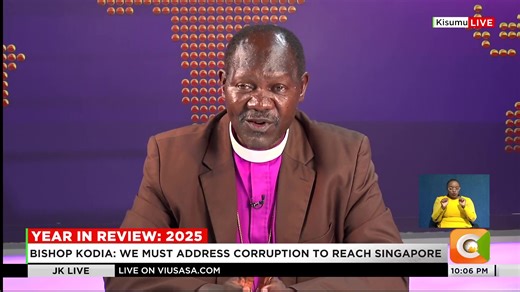 Rev. David Kodia: The Singapore dream is achievable but the current political atmosphere, economic policies in place and the mannerisms that go with it makes it difficult for us to achieve it #JKLive | Citizen TV Kenya