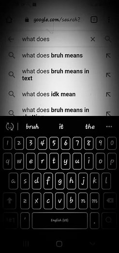 What does Bruh means...