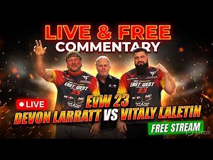 DEVON LARRATT VS VITALY LALETIN | LIVE COMMENTARY