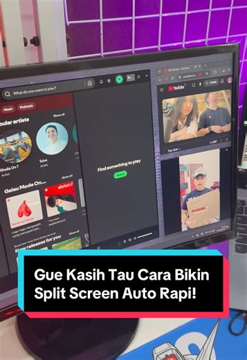 Lo sering buka banyak jendela tapi layout-nya acak-acakan? Gue kasih tau cara biar layar lo bisa auto split dan rapih pake PowerToys! 💻✨ Multitasking makin gampang, kerjaan makin cepet kelar! Gak perlu software mahal, cukup satu tools dari Microsoft yang GRATIS 😎 Langsung coba deh, lo pasti ketagihan! #FYP biar layar lo gak stress 😆👇 #PowerToys #SplitScreen #TipsKomputer #MultitaskingTips #LayoutRapi #WindowsTips #BelajarTeknologi #FYPindo #TutorialPC #GuePakeIni #CaraGue #TikTokTekno