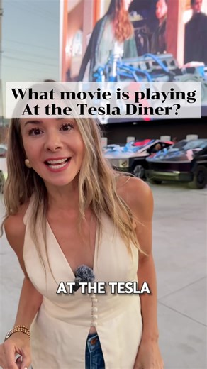 Kim Java 🧿 | Did anyone get the audio to play? #tesladiner #tesla #supercharger #drivein #waroftheworlds | Instagram