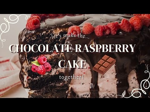 Chocolate Raspberry Cake | Bake A New Recipe w/ Me!