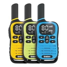 Uniden UH45-3 Max Walkie Talkie 2-Way UHF Radio 3 Pack