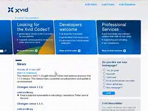 Download and Install Xvid Codec