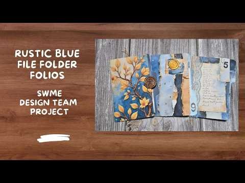 Rustic Blue File Folder SWME Design Team Project