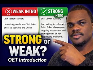 OET Writing Trick: How Examiners Spot a Strong Introduction Fast