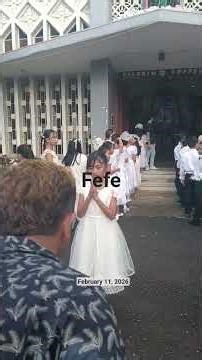 Gavriel's First Communion at the age of 9 Grade 4 Science Class Camp Lapu Lapu Apas Cebu City