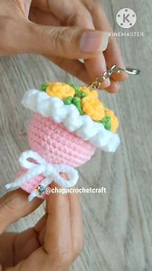 54K views · 1K reactions | Crochet Mini Rose Bouquet Keychain Free pattern tutorial on YouTube Chapa crochet & craft step by step #fbreels #reels #crochet #crochetkeychain #chapacrochetcraft #gonkuicrochet | Gonkui Crochet & Chapa crochet craft | Facebook