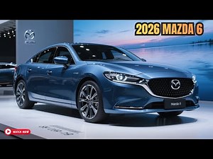2026 Mazda 6 - captivating design, enjoyable driving experience, and limitless modern technology