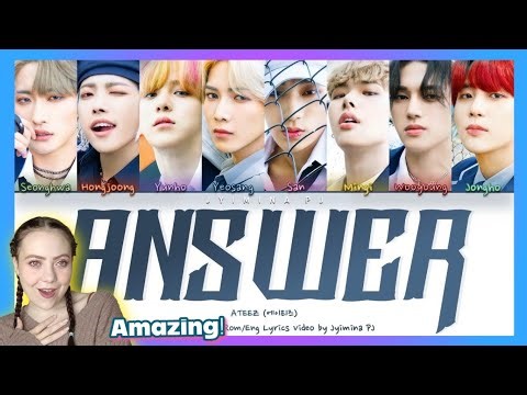 FIRST TIME REACTING TO 'ANSWER (ODE TO JOY)' BY ATEEZ | THIS BLEW ME AWAY! I AM IN AWE.. WOW!