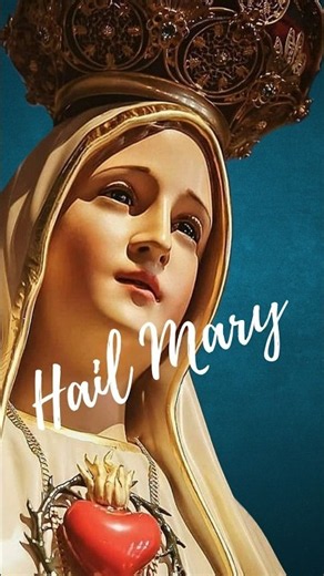Hail Mary Prayer 🙏 For Blessings! & Miracle! #hailmary #rosary
