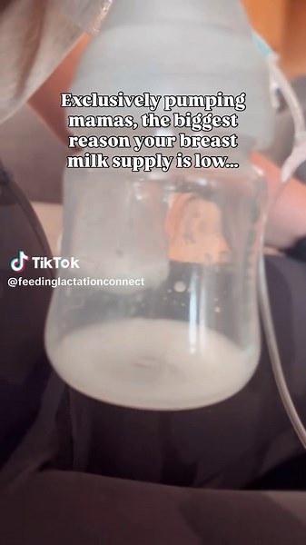 The best way to maintain adequate breast milk supply when you are exclusively pumping is to keep pumping! (Please, if you are pumping frequently and still not getting breast milk, ask for help!! There could be some other reason like endocrine issues, low prolactin, etc that could be causing low breast milk supply.) ⚠️ Also check that you have the correct flange size⚠️ The more frequently you remove breast milk from your body, the more frequently you are telling your body to make more. If you are