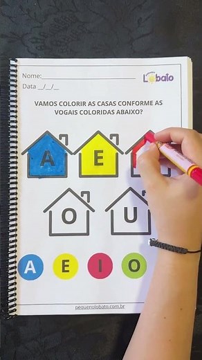 Atividade Lúdica de Alfabetização com Vogais para Autistas | Pequeno Lobato