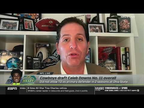 "Caleb Downs is a MONSTER—IQ off the charts!" – Peter SHRIEKS on Cowboys draft steal | NFL LIVE