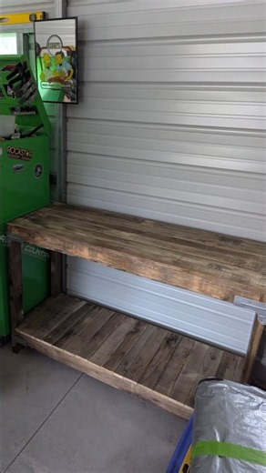 Shop Organizing and DIY Workbench #diyproject #garageproject #diy