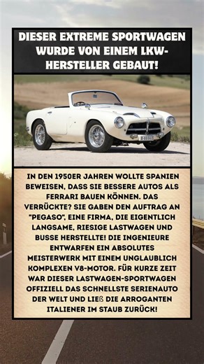 PEGASO Z-102: DER SPANISCHE FERRARI-KILLER AUS EINER LKW-FABRIK! 🇪🇸🏎️