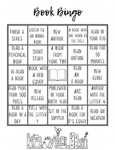Printable Book Bingo & Reading Challenge – Genre Prompts (PDF Download) - Etsy UK