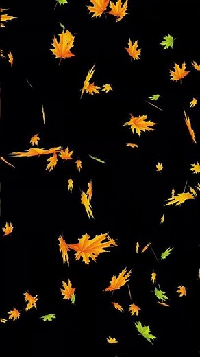 Autumn Leaves Falling | 4K Ultra HD Background #leaves #autumn #fallingleaves #greenscreen