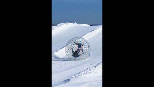 Thrilling "Rolling Ball" Snow Adventure Debuts at Langya Mountain