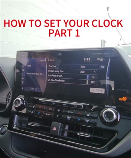 Part 1: Set Up Your Toyota's Clock 🕒 | Toyota Tip Tuesday #Toyota #ToyotaTipTuesday #DaylightSavings #ToyotaHowTo #TimeSettingTutorial #CarTech #CarTips #FYP #TheHumberviewGroup #DriveHG #OrangevilleToyota