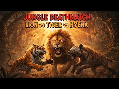 Lion vs Tiger vs Hyena – Who Is the Real King of Power? | Ultimate Animal Showdown