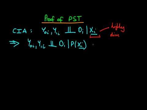 Propensity score theorem proof - part 1