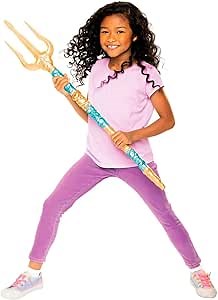 Disney The Little Mermaid King Triton’s All-Powerful Trident, 36 Inches Long with Motion Activated Lights and Sound Effects! Command The Seas Like King Triton!