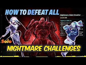 Best Way to Defeat Adam Smasher Nightmare Challenges | Solo Lucy & Rebecca Run!