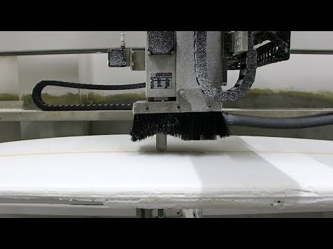 How to Shape a Surfboard | Part 1: Roughing Out the Blank in the CNC Shaping Machine