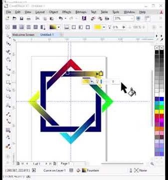 CorelDRAW में सुपर फास्ट Design Idea!