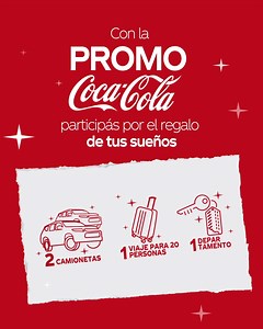 Con esta promo de Coca-Cola la navidad se adelanta! Participá por 40.000 premios instantaneos o el de tus sueños juntando los cupones! #ComparteLaMagia | Coca-Cola